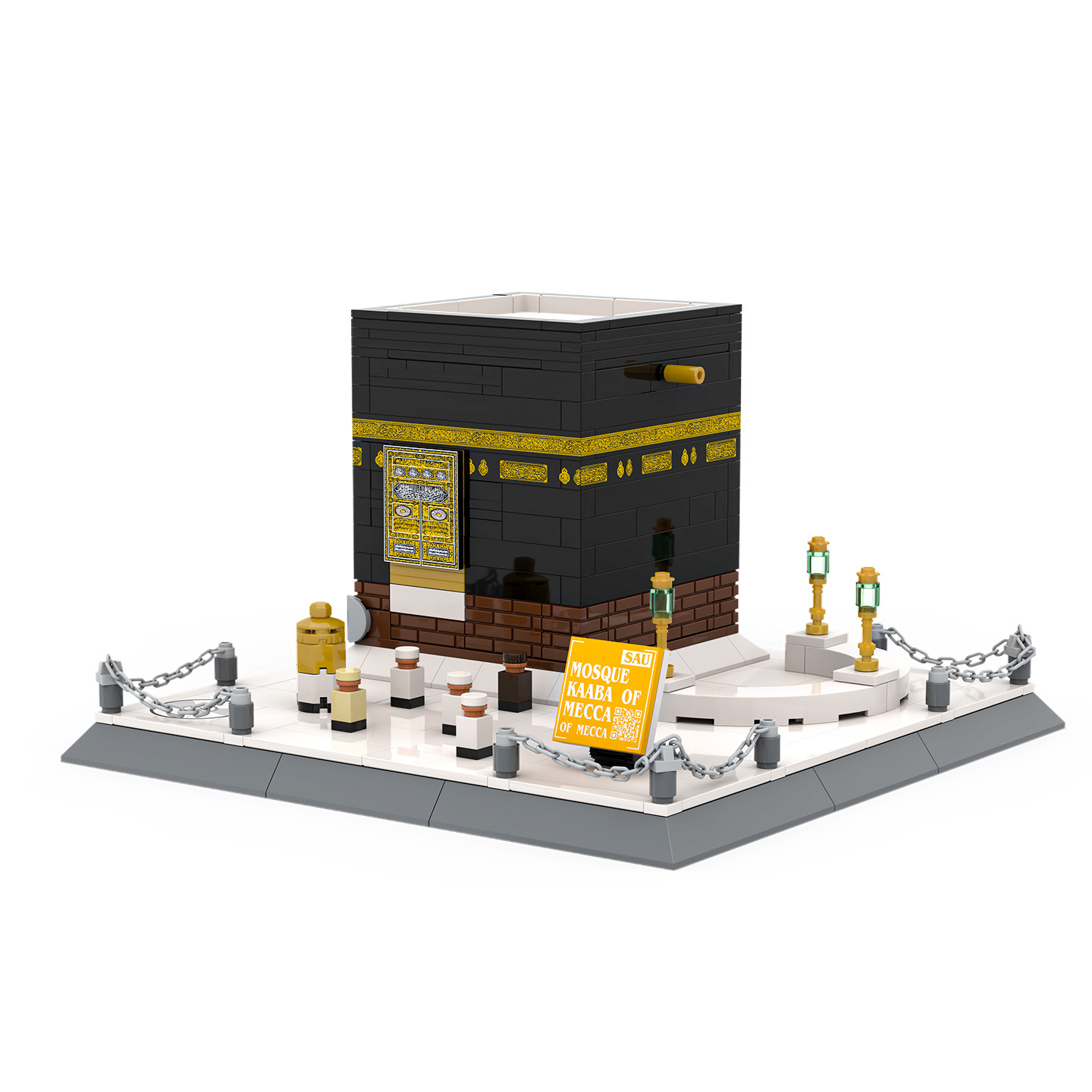 Mosque Kaaba,Saudi Arabia Building Block Set