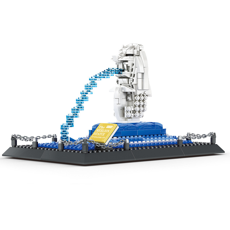 Merlion,Singapore Building Block Set