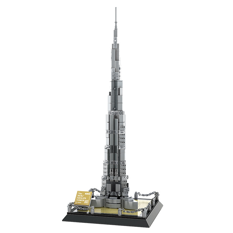 The Burj Khalifa Tower-Dubai,The United Arab Emirates Building Block Set
