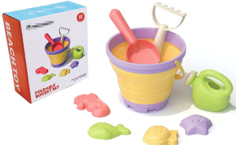 8-Piece Foldable Bucket Set