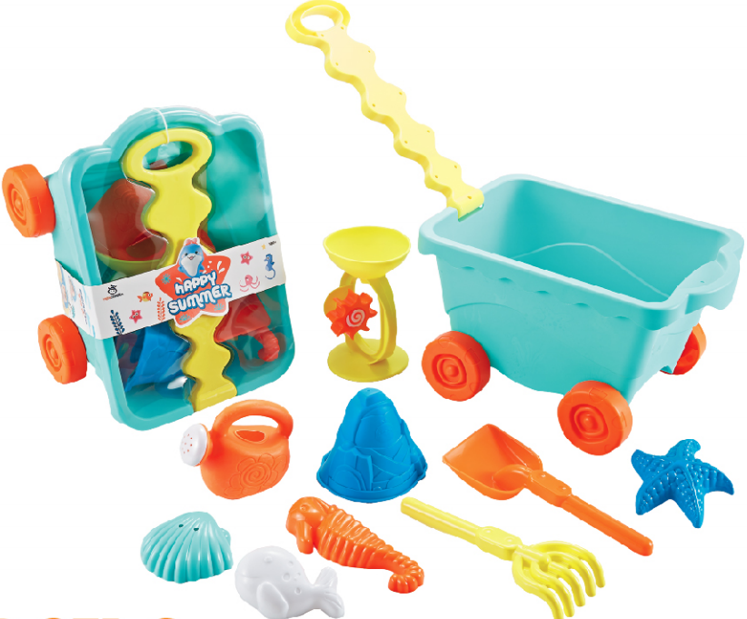 10-Piece Large Beach Cart Set