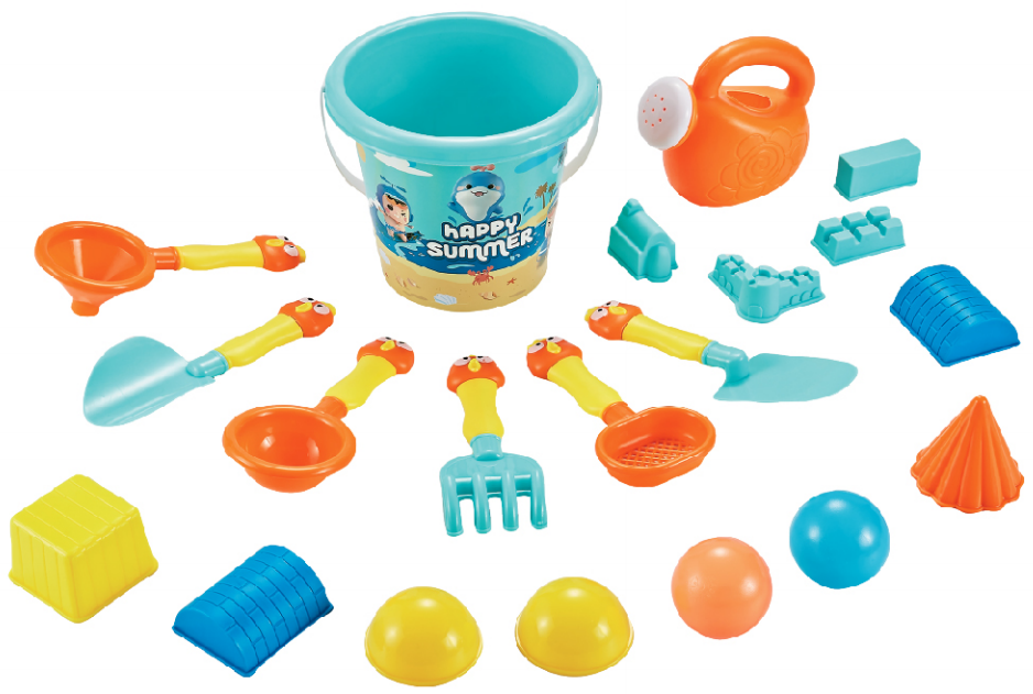 20-Piece Castle Beach Bucket Set