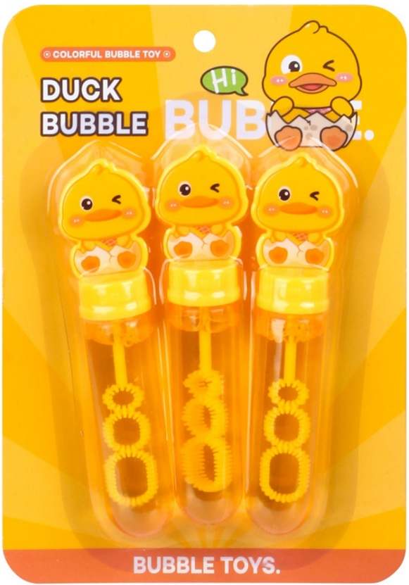 Eggshell Duck Bubble Wand (Blister Card)