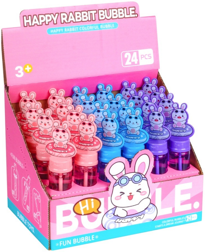 Swim Ring Rabbit Bubble Wand (Display Box)