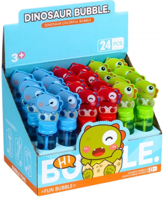 Eggshell Dinosaur Bubble Wand (Display Box)