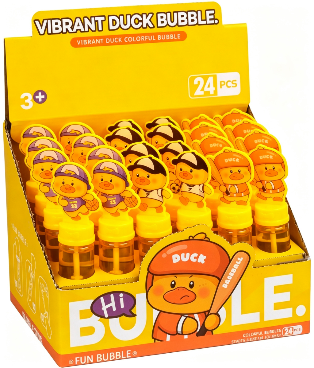 Sports Duck Bubble Wand (Display Box)