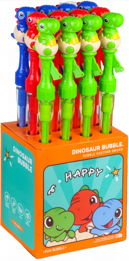 Eggshell T-Rex Bubble Sword (Display Box)