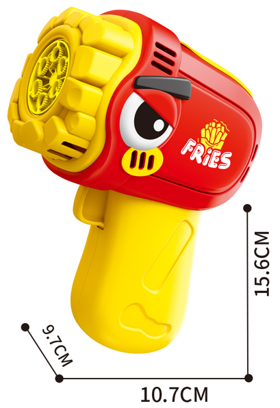 French Fries Bubble Gun (with Lights & Music)