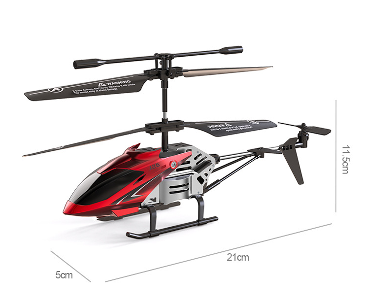 3.5CH Alloy RC Helicopter (Red/Pink/Silver)