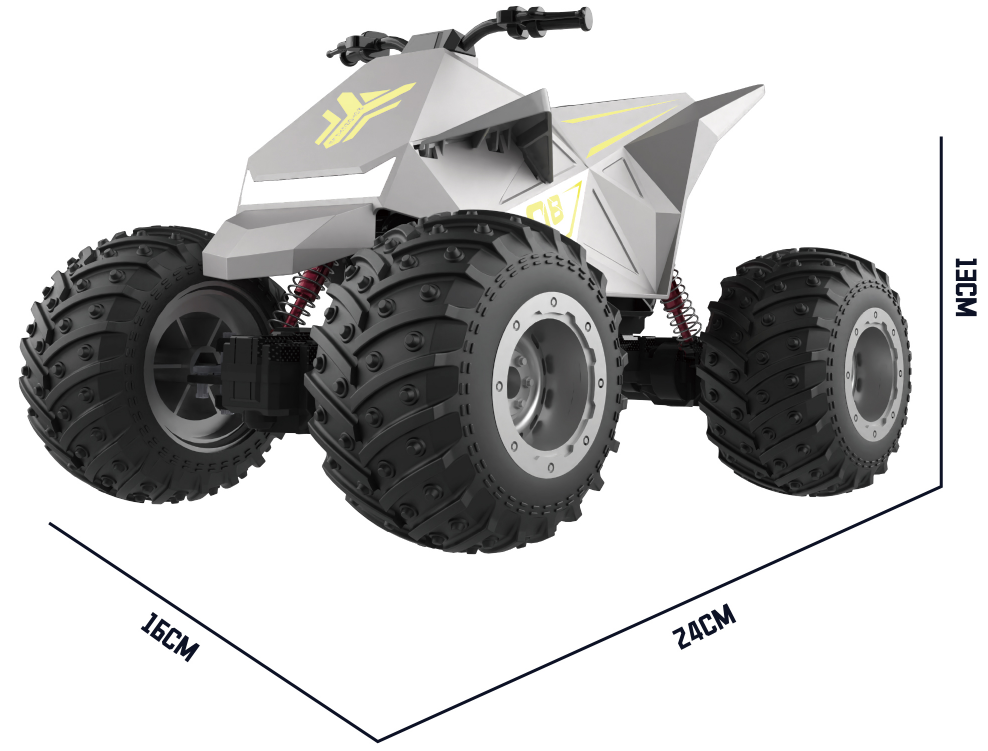 4CH Big Foot RC Motorcycle